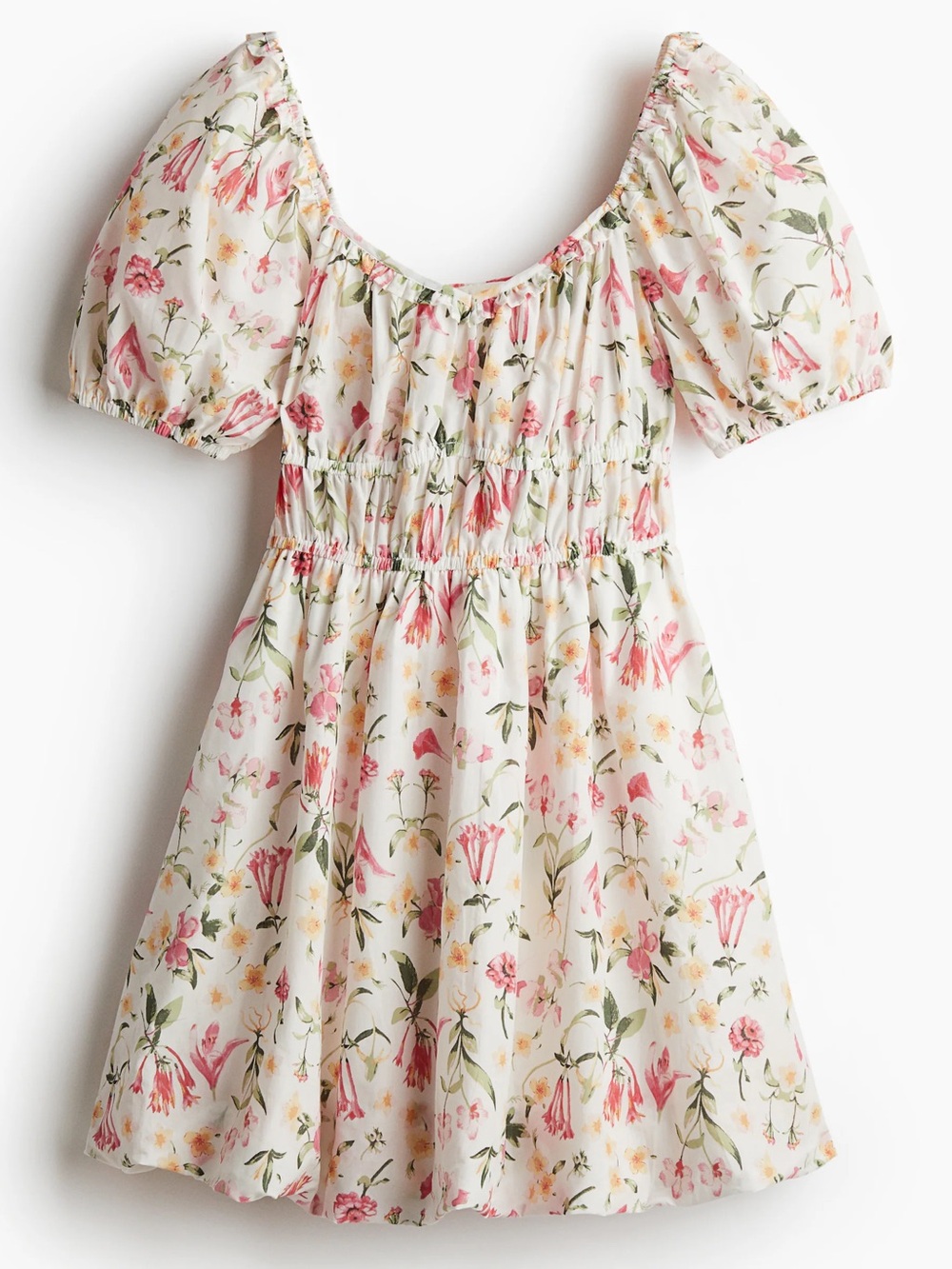 H&M Bubble-Hem Mini Dress